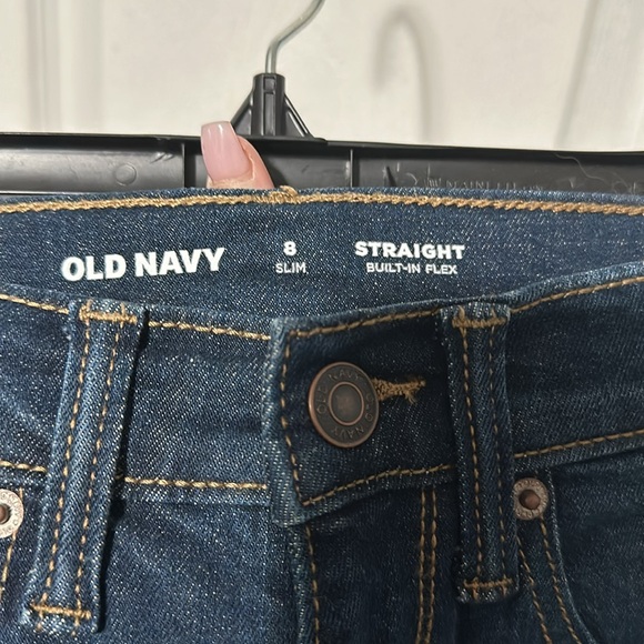 Boy's Old Navy Kids Straight Leg Built-In-Flex Jeans in "Bay" - Picture 7 of 8